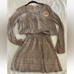 lovestitch  smocked waist mini dress